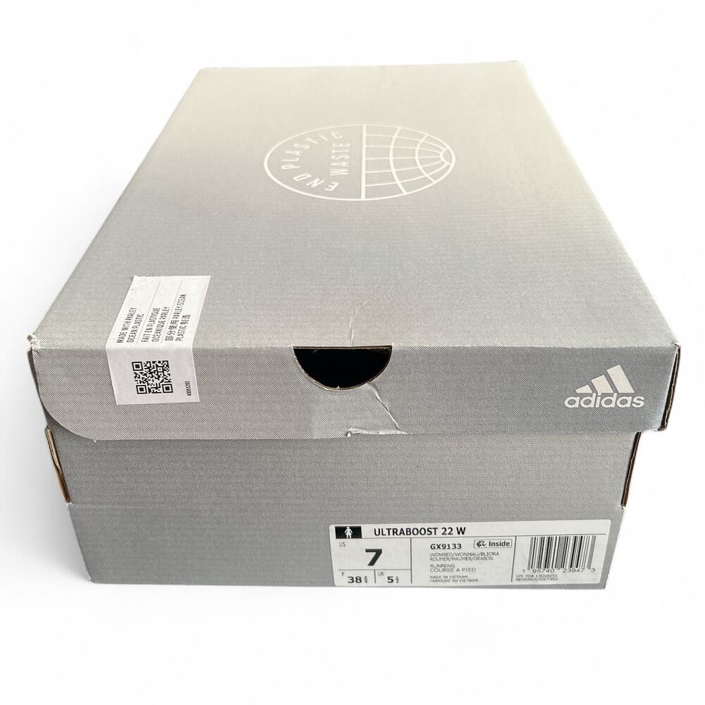 Adidas Ultraboost 22 Mauve/Orange Running Sneakers , US7 - Picture 13 of 13
